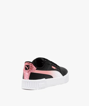 Baskets fille unies avec semelle épaisse à rainures et lacets - Puma vue4 - PUMA - GEMO