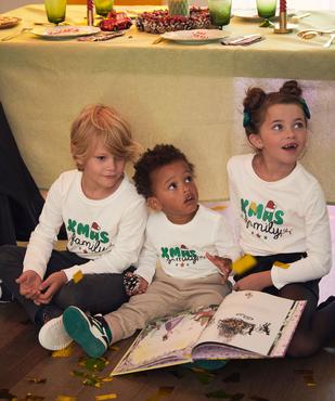 Tee-shirt manches longues Noël garçon vue1 - GEMO (ENFANT) - GEMO