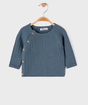 Gilet brassière avec fermeture latérale bébé vue1 - GEMO(BB COUCHE) - GEMO