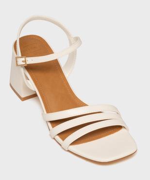 Sandales à talon trapèze et multibrides femme - Follow Me vue5 - FOLLOW ME - GEMO