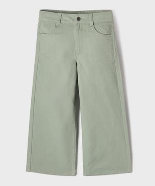 Pantalon Wide Leg avec taille ajustable fille vue1 - GEMO 4G FILLE - GEMO