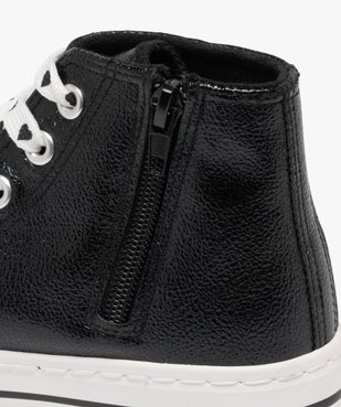 Baskets montantes vernies à lacets cœurs fille vue6 - LOVELY WINGS GEMO FOR GOOD - GEMO