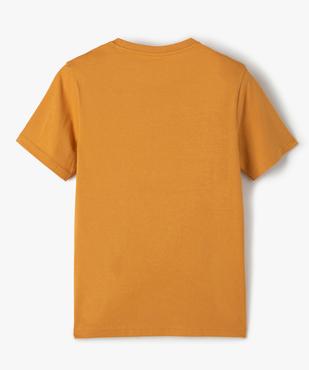 Tee-shirt garçon à manches courtes avec message vue3 - GEMO (ENFANT) - GEMO