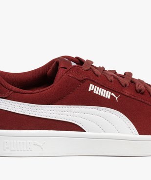 Baskets homme en cuir suédé avec semelle effet gomme Smash - Puma vue6 - PUMA - GEMO