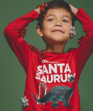 Tee-shirt manches longues spécial Noël garçon vue4 - GEMO 4G GARCON - GEMO