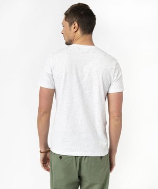 Tee-shirt à manches courtes avec poche poitrine homme vue3 - GEMO (HOMME) - GEMO