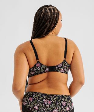 Soutien-gorge emboitant à armatures en dentelle femme grande taille vue2 - GEMO(HOMWR FEM) - GEMO