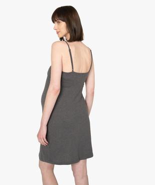Nuisette de grossesse à bretelles avec décolleté dentelle vue3 - GEMO (MATER) - GEMO