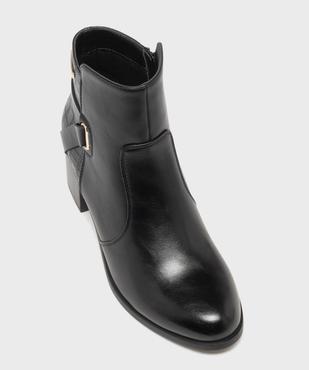  Boots à talon bi-matières femme - LuluCastagnette vue5 - LULUCASTAGNETTE - GEMO