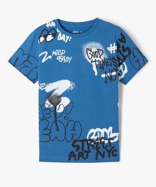 Tee-shirt imprimé style urbain garçon vue1 - GEMO (ENFANT) - GEMO