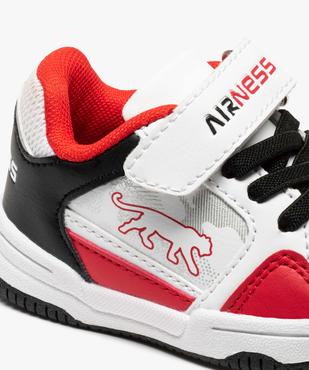 Baskets bébé garçon à lacets et scratch – Airness Sprint vue6 - AIRNESS - GEMO
