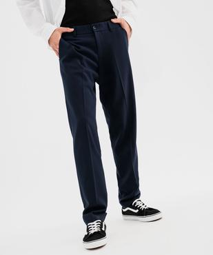 Pantalon de costume en viscose texturée homme vue5 - GEMO 4G HOMME - GEMO
