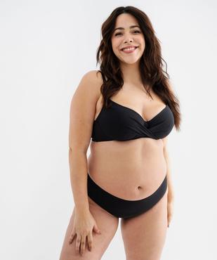 Haut de maillot de bain femme grande taille emboitant et drapé vue10 - GEMO (PLAGE) - GEMO
