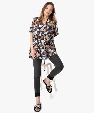 Blouse de grossesse à manches courtes à motifs fleuris vue5 - GEMO (MATER) - GEMO