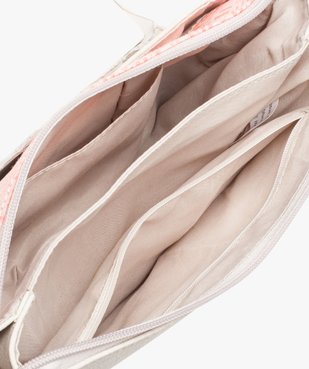 Sac à main bi-matières forme pochette vue3 - GEMO (ACCESS) - GEMO