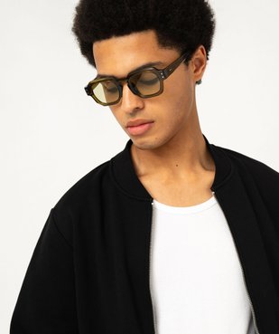 Sweat zippé en molleton doux homme vue5 - GEMO (HOMME) - GEMO