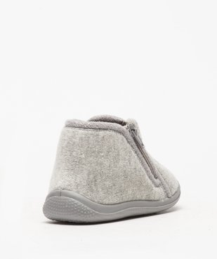 Chaussons bébé fille motif chat brodé avec petites oreilles vue4 - GEMO 4G BEBE - GEMO