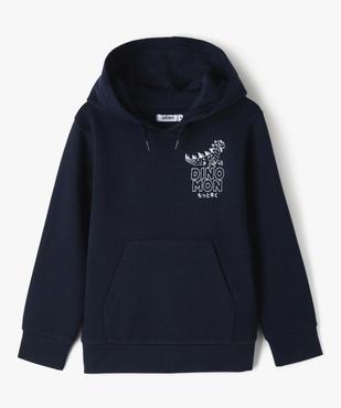 Sweat à capuche imprimé garçon vue1 - GEMO (ENFANT) - GEMO