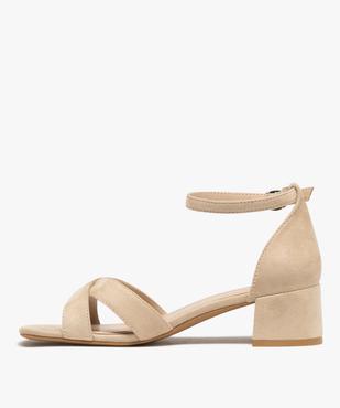 Sandales à brides croisées et talon fermé femme - Valentina Baldano vue4 - VALENTINA BALDA - GEMO