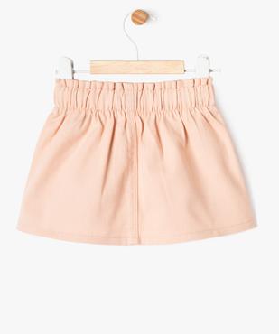 Jupe en jean bébé fille avec taille élastique vue4 - GEMO 4G BEBE - GEMO