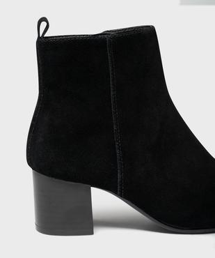 Boots à talon dessus cuir femme - Tanéo vue6 - TANEO - GEMO