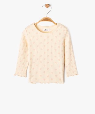 Ensemble 2 pièces robe + tee-shirt manches longues bébé fille vue5 - GEMO(BEBE DEBT) - GEMO