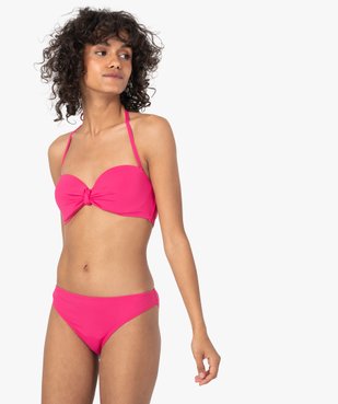 Bas de maillot de bain femme forme culotte vue3 - GEMO 4G FEMME - GEMO