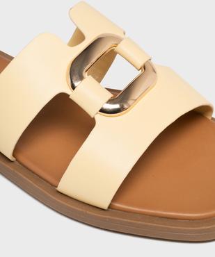 Mules plates avec bijou sur le dessus femme - Follow Me vue7 - FOLLOW ME - GEMO