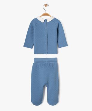 Ensemble 2 pièces bébé garçon sweat et pantalon - LuluCastagnette vue3 - LULU CASTAGNETTE GEMO FOR GOOD - GEMO