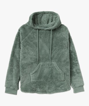 Veste d’intérieur à capuche en maille peluche femme  vue5 - GEMO(HOMWR FEM) - GEMO