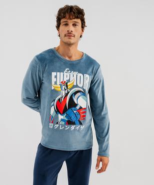 Pyjama en velours homme - Goldorak vue2 - GOLDORAK - GEMO