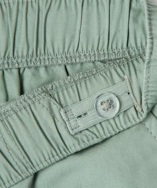 Bermuda en toile légère à taille élastiquée garçon vue3 - GEMO (ENFANT) - GEMO