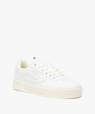 Tennis femme à détails colorés fermeture lacets – Fila Milena vue2 - FILA - GEMO