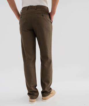 Pantalon de costume en viscose et lin homme vue2 - GEMO 4G HOMME - GEMO