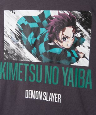 Tee-shirt manches courtes imprimé garçon - Demon Slayer vue2 - DEMON SLAYER - GEMO