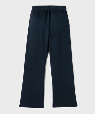 Pantalon de jogging wide leg à clous fille vue3 - GEMO 4G FILLE - GEMO
