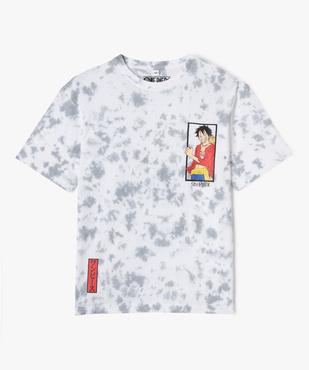 Tee-shirt manches courtes avec motif manga garçon - One Piece vue2 - ONE PIECE - GEMO