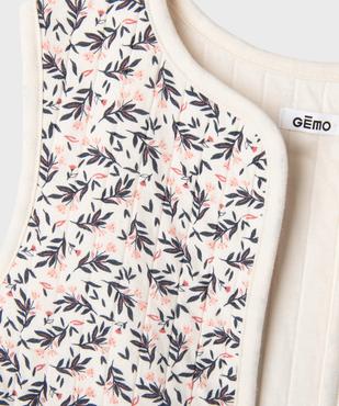 Gilet sans manches à motifs fleuris fille vue2 - GEMO (ENFANT) - GEMO