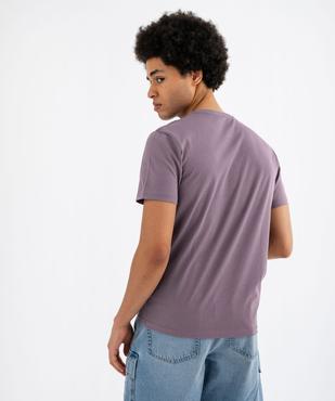 Tee-shirt à manches courtes avec inscription XXL homme vue3 - GEMO (HOMME) - GEMO