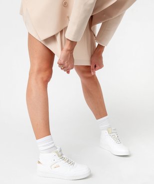 Baskets femme montantes avec languette pailletée en mesh - Ellesse  vue1 - ELLESSE - GEMO