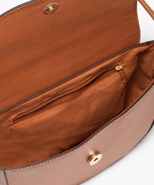 Sac femme bi-matières forme besace vue3 - GEMO (ACCESS) - GEMO