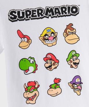 Tee-shirt manches courtes en jersey de coton imprimé garçon - SuperMario vue3 - MARIOKART - GEMO