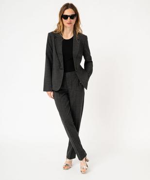 Veste de tailleur motif pied de poule femme vue5 - GEMO(FEMME PAP) - GEMO