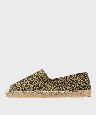 Espadrilles classiques en coton et corde femme vue3 - GEMO (PLAGE) - GEMO
