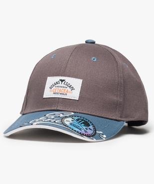 Casquette garçon à patch brodé et inscription sur visière vue1 - GEMO (ENFANT) - GEMO