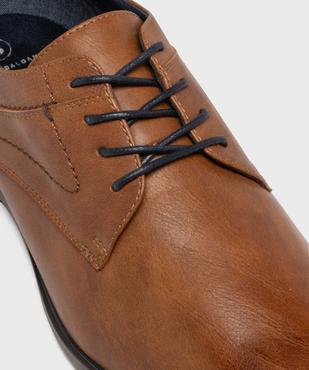 Derbies bicolores à détails texturés homme vue7 - MARIO BALDANO - GEMO