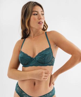 Soutien-gorge corbeille en dentelle à bonnets souples vue2 - GEMO(HOMWR FEM) - GEMO