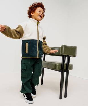 Pantalon jogger en velours côtelé garçon vue6 - GEMO (ENFANT) - GEMO