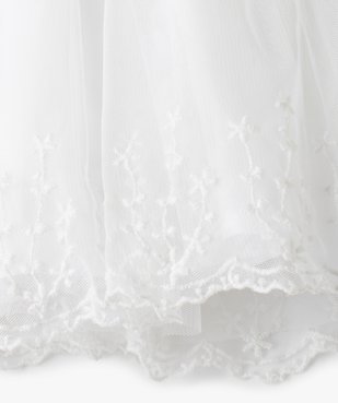 Robe de cérémonie bébé fille en tulle vue2 - GEMO(BEBE DEBT) - GEMO