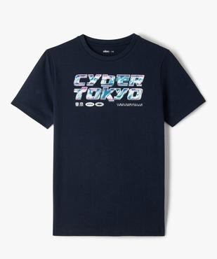 Tee-shirt à manches courtes avec motifs garçon vue1 - GEMO 4G GARCON - GEMO